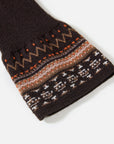 EP YAYING Vintage Ethnic Knit Hooded Cardigan