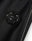 YAYING Black Slim Fit Pants