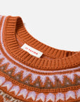 EP YAYING Wool-Cashmere Fair Isle Sweater