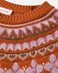 EP YAYING Wool-Cashmere Fair Isle Sweater
