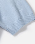 EP YAYING Wool-Cashmere Short-Sleeve Pullover Sweater
