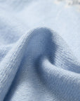 EP YAYING Wool-Cashmere Short-Sleeve Pullover Sweater