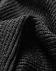 EP YAYING Blue Label Wool Color-Block V-Neck Slim Knit Cardigan