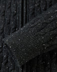 EP YAYING Wool-Cashmere Round-Neck Knit Cardigan