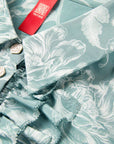 YAYING Green Printed Sleeveless Top