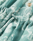 YAYING Green Pattern Sleeveless Dress