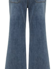 YAYING High-Waist Subtle-Flare Jeans