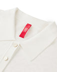 YAYING Silk-Acetate Polo Knit Sweater
