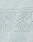 YAYING Light Blue Lace Pencil Skirt