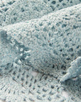 YAYING Light Blue Lace Pencil Skirt