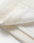 EP YAYING Blue Label Ivory Stand-Collar Toggle Wool Coat