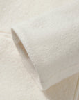 EP YAYING Blue Label Ivory Stand-Collar Toggle Wool Coat