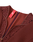 YAYING Wool waist cinching dress