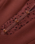 YAYING Wool waist cinching dress