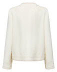 YAYING Wool-Silk Peony Embroidered Coat