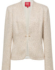 YAYING Chinese-Style Front-Open Short Knit Jacket