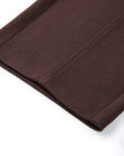 YAYING Golden Wool Straight-Leg Pants