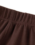 YAYING Golden Wool Straight-Leg Pants
