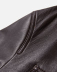 EP YAYING Sleek Modern Fitted Leather Jacket