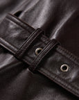 EP YAYING Sleek Modern Fitted Leather Jacket