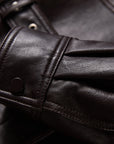 EP YAYING Sleek Modern Fitted Leather Jacket