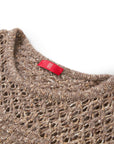 YAYING Silk Cashmere Openwork Knit Cardigan