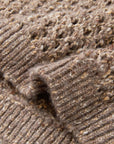 YAYING Silk Cashmere Openwork Knit Cardigan