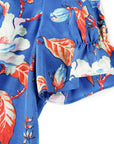 YAYING Printed Waist-fitted Dress