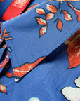 YAYING Blue Floral Shirt