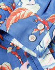 YAYING Blue Floral Shirt