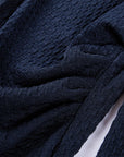 EP YAYING Textured Pleated Shirt EGKAA2106AZ