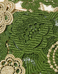YAYING Green Floral Lace Skirt