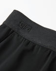 YAYING Black Elastic Waist Trousers