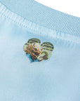 YAYING Silk Floral Print T-shirt