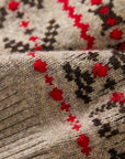 EP YAYING Relaxed-Fit Geometric Jacquard Yak Wool Vest