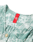 YAYING Silk Floral Dress