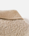 EP YAYING Blue Label Wool Tweed Long Coat