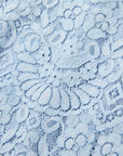 EP YAYING Blue Textured Skirt