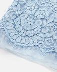EP YAYING Blue Textured Skirt