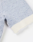 EP YAYING Color Block Polo Collar Knitwear