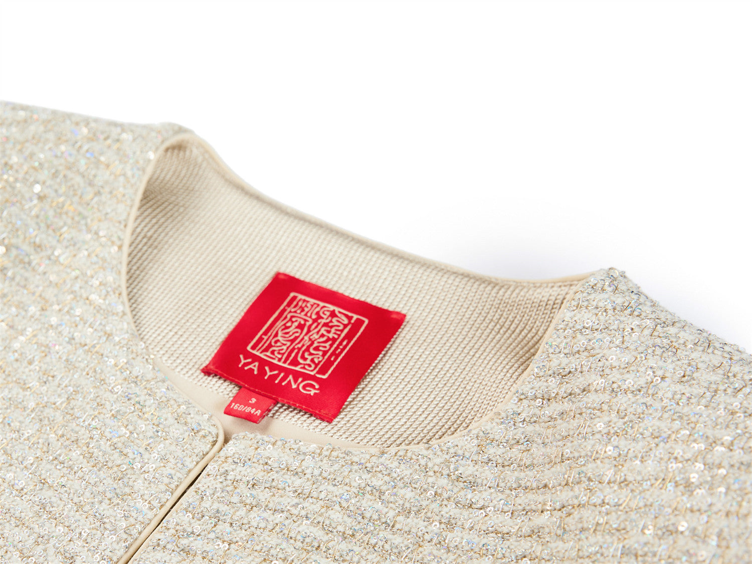 YAYING Wool Tweed-Style Knit Sweater EPKAW9116AM