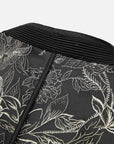 EP YAYING Silk Satin Jacquard Waist-Cinched Blazer