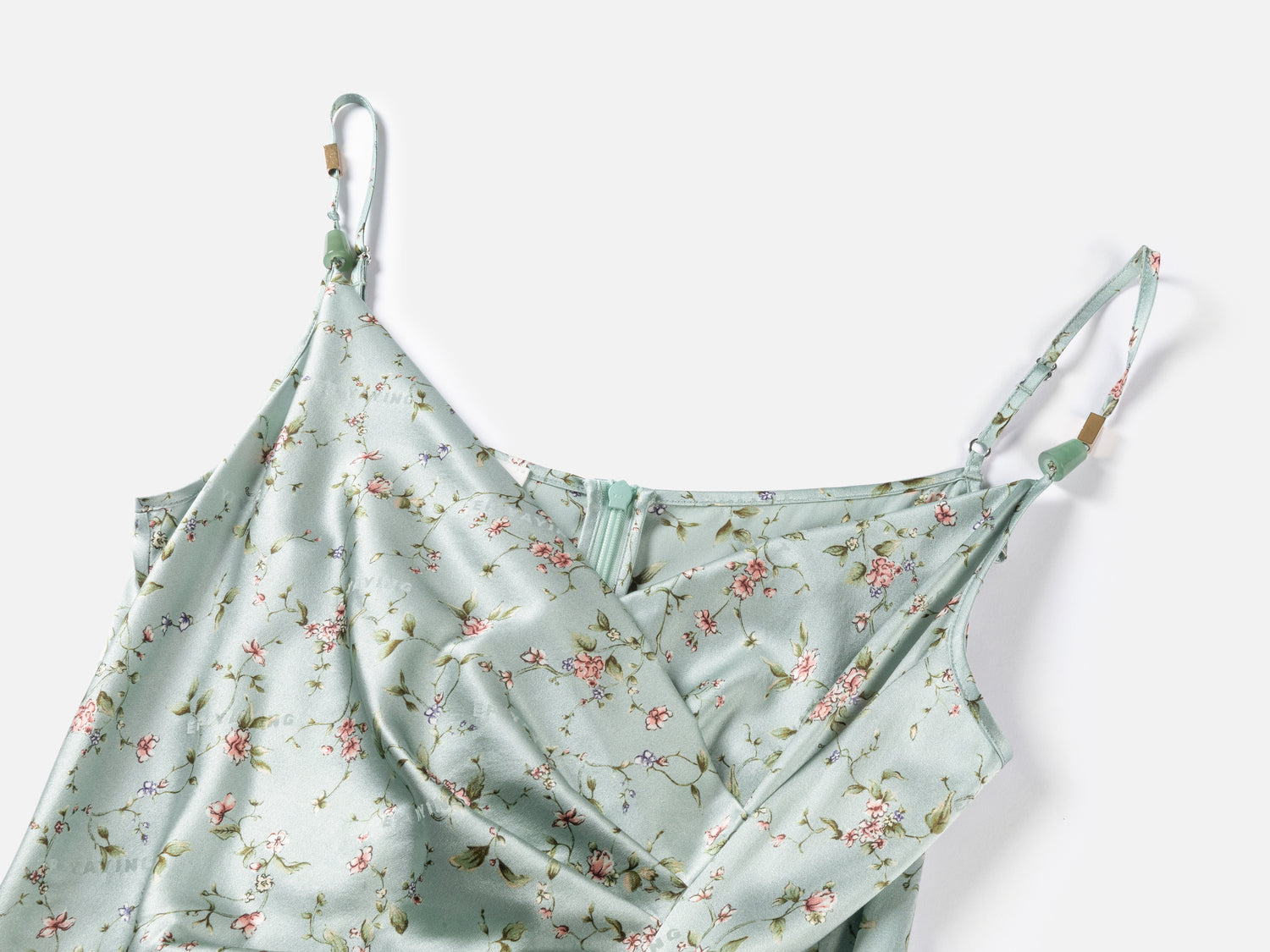 EP YAYING Silk Floral Dress