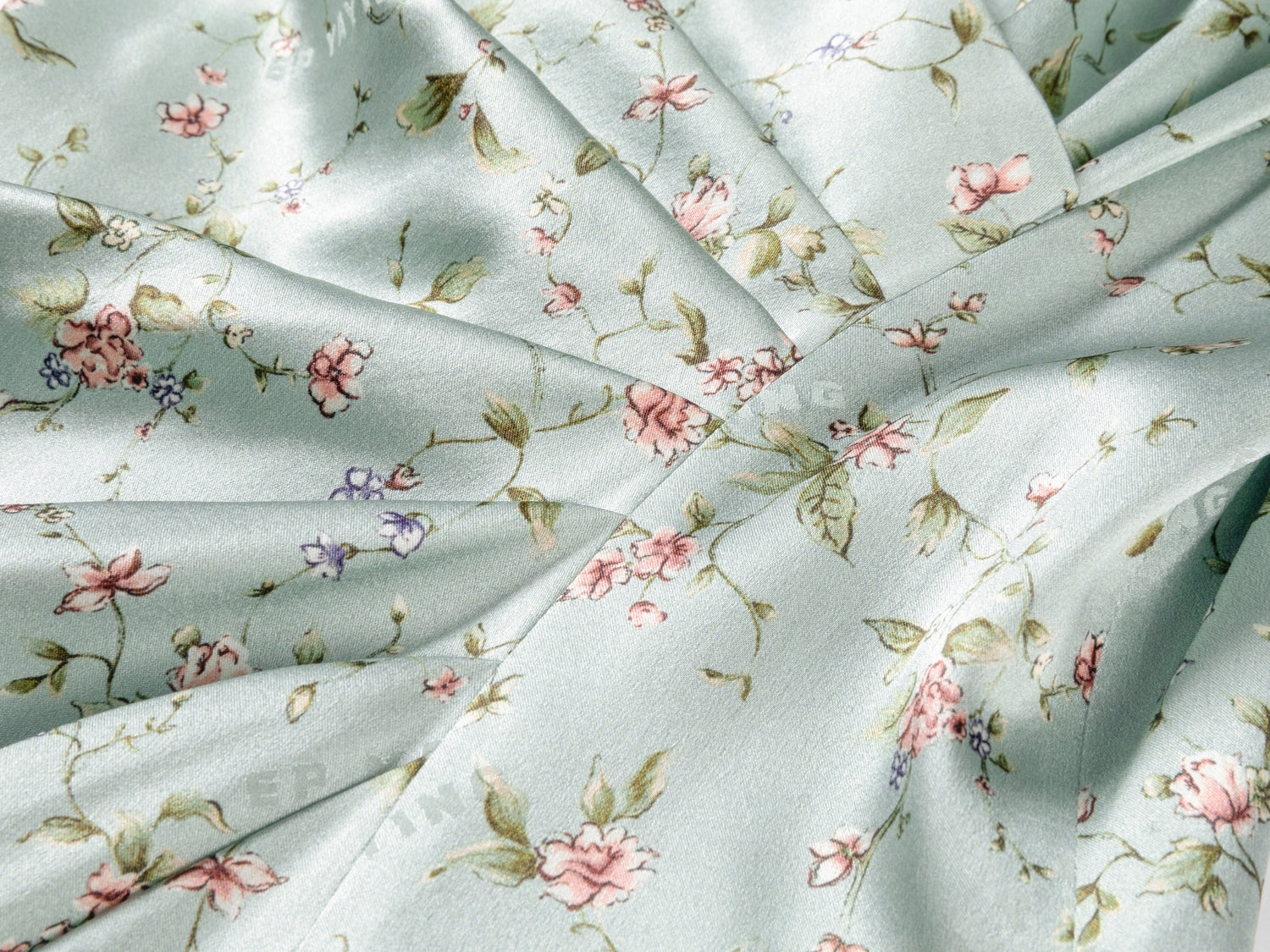 EP YAYING Silk Floral Dress