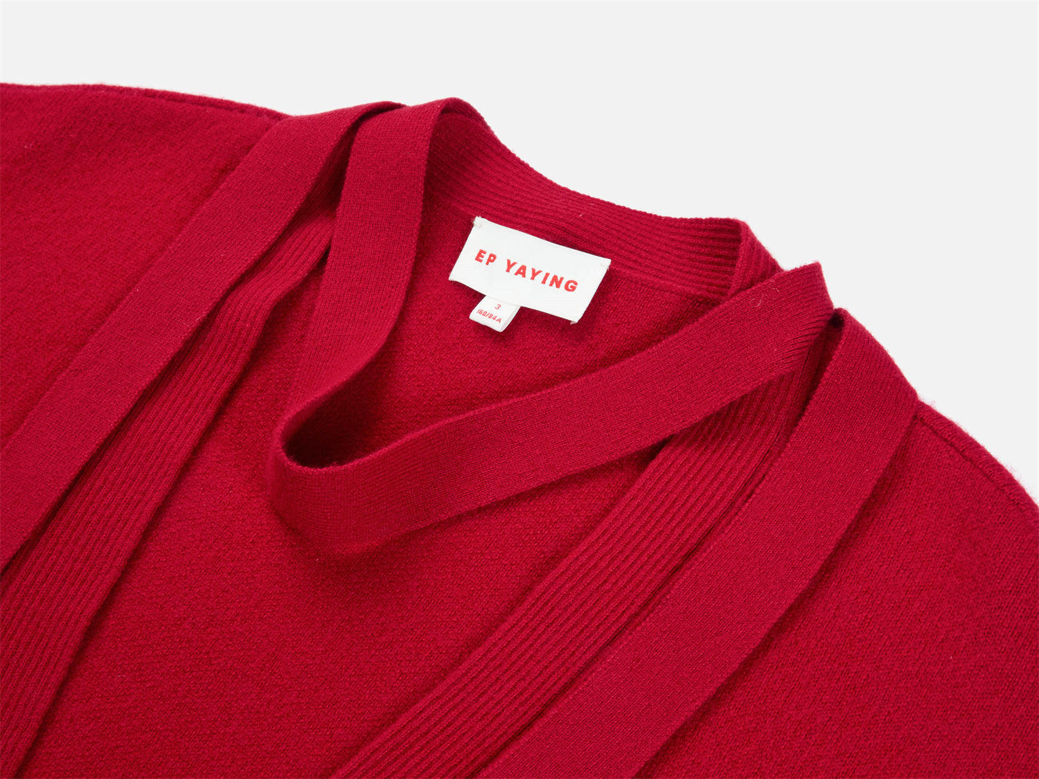 EP YAYING red wool cashmere sweater EGKPG9111AR