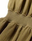 YAYING Khaki Waist Dress