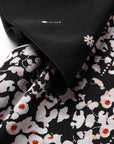 YAYING Silk Floral Print Dress