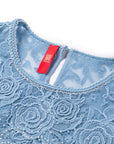 YAYING Water-soluble Lace Short-sleeve Top