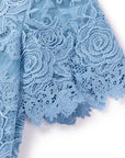 YAYING Water-soluble Lace Short-sleeve Top
