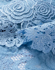 YAYING Water-soluble Lace Short-sleeve Top